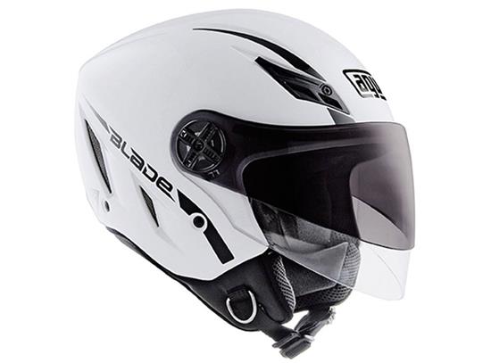 CASCO MOTO SCOOTER JET BLADE MONO WHITE AGV HELMET